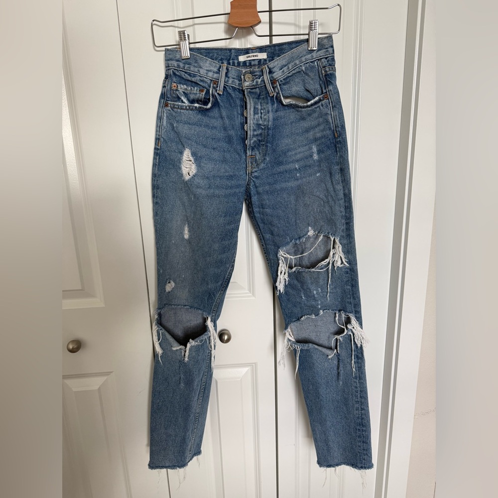 GRLFRND Jeans Womens 25  Blue Denim Karolina High Rise Skinny A Little More Love